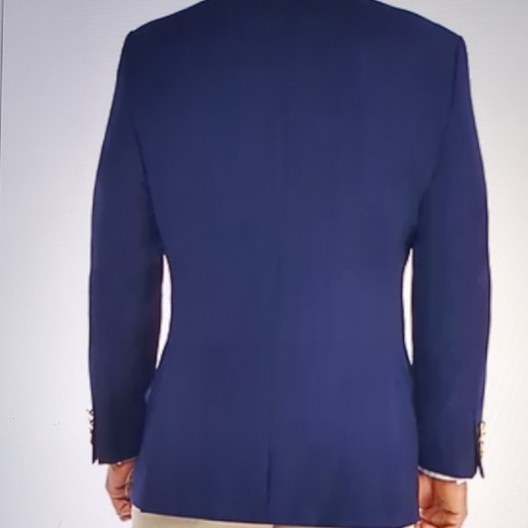 Lauren Ralph Lauren NWOT Navy Wool Blazer - Picture 2 of 13